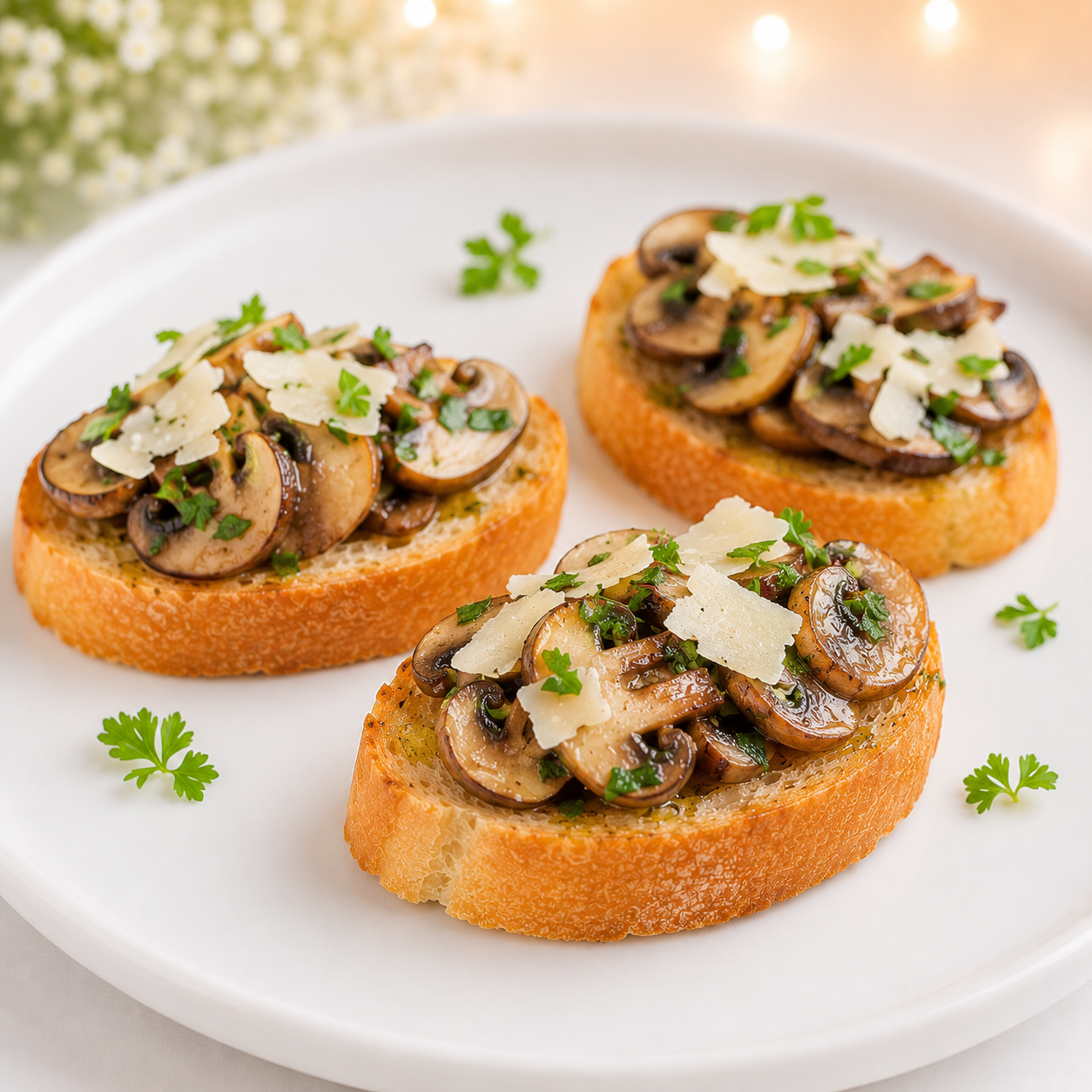 С грибами и трюфельным маслом