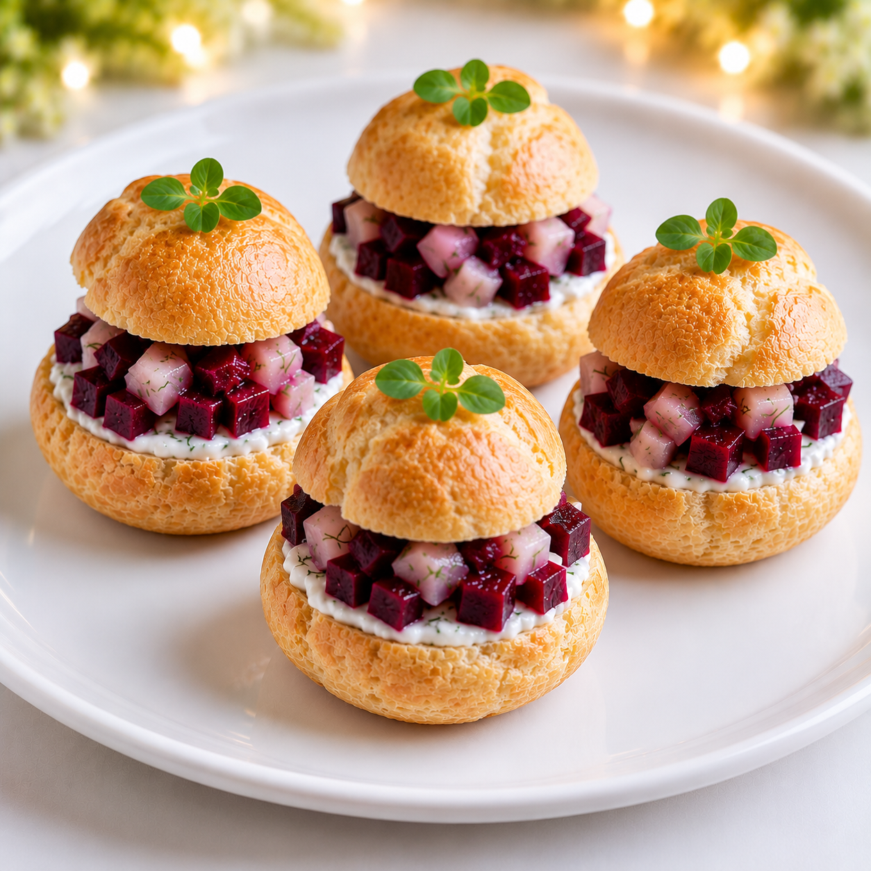 С сельдью и свёклой